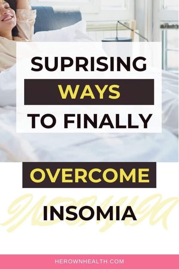 Ways to overcome insomnia